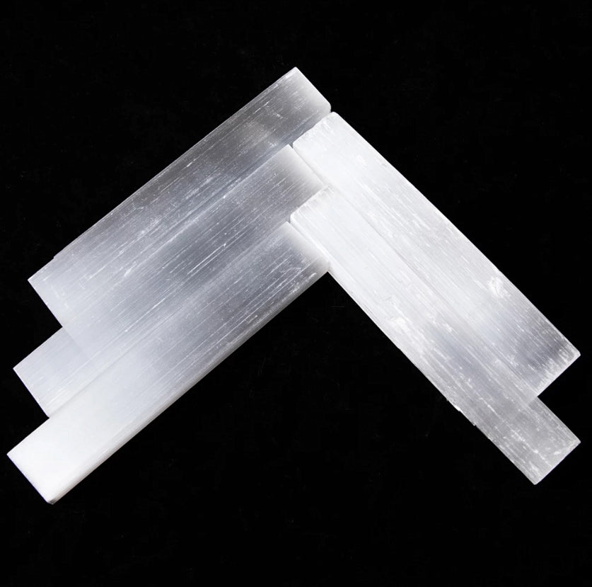 Natural Selenite Crystal Wand