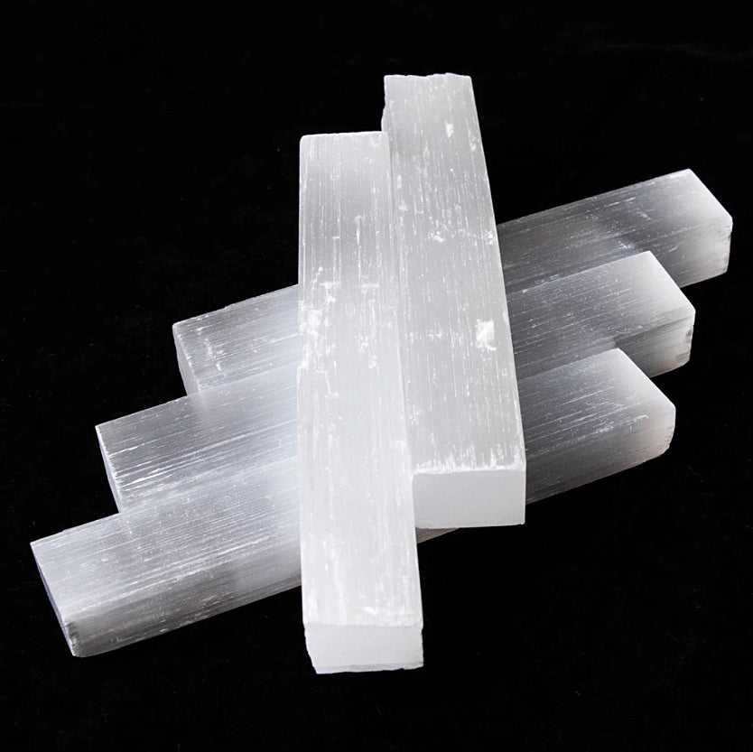 Natural Selenite Crystal Wand