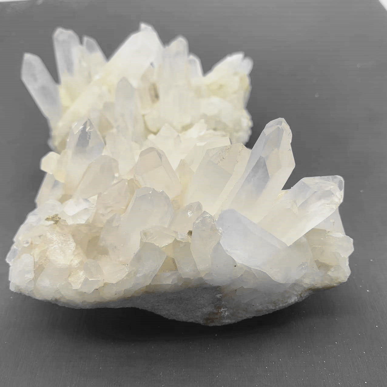 Natural Crystal Clear Quartz Cluster