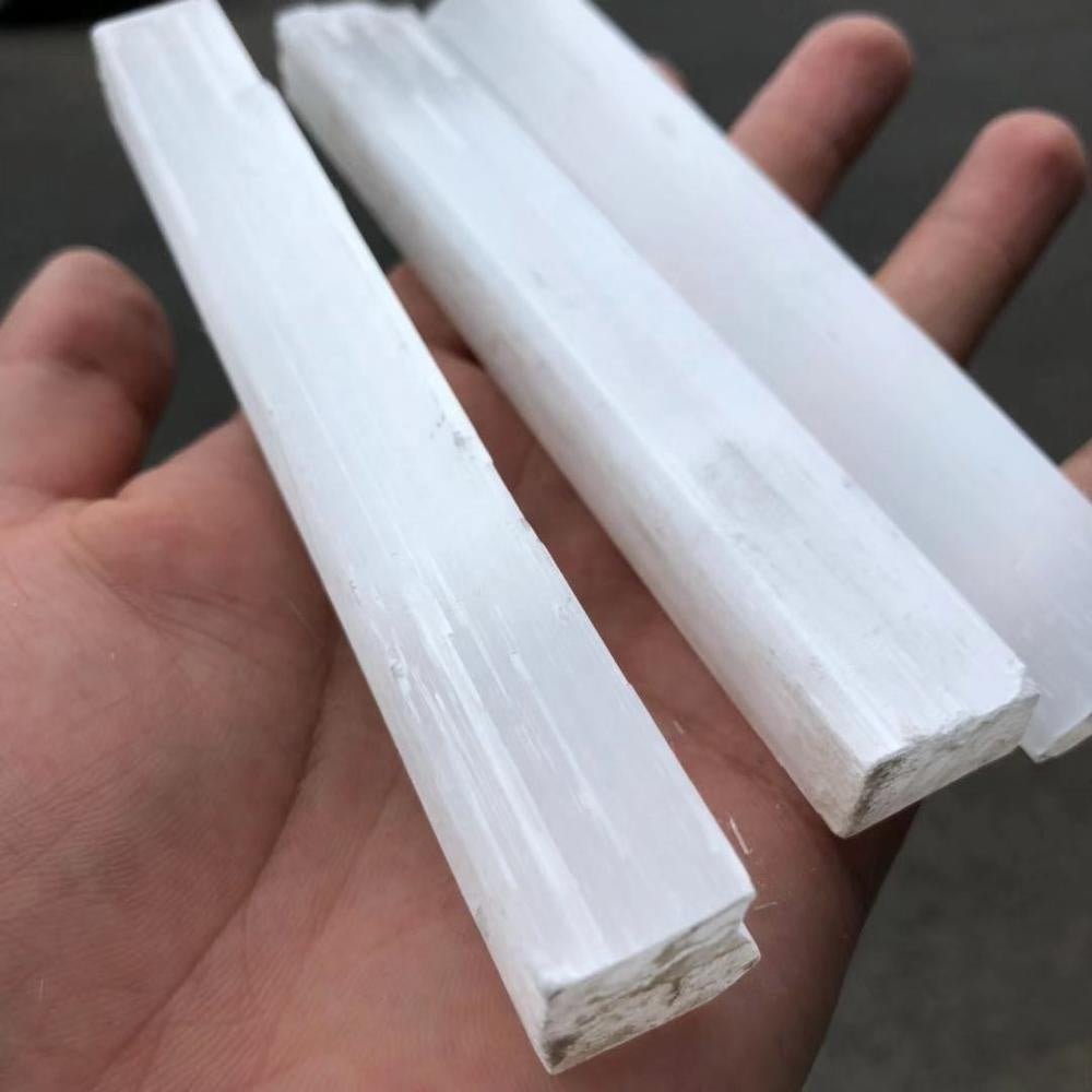Natural Selenite Crystal Wand