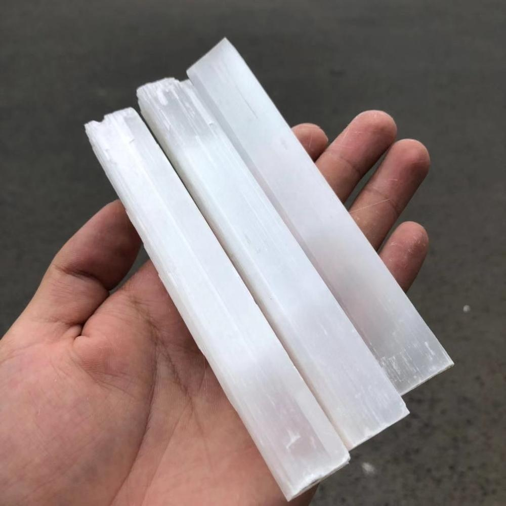 Natural Selenite Crystal Wand