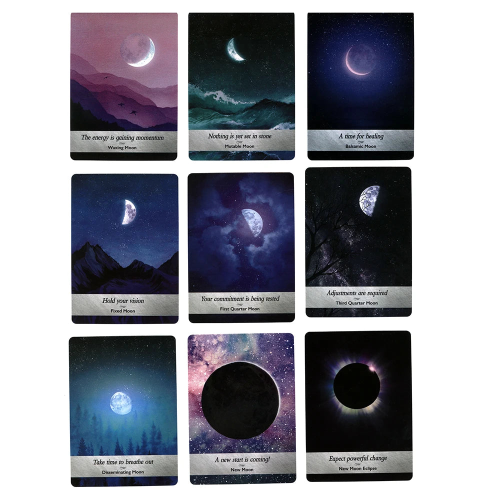 Moonology Oracle Cards Deck With PDF Guidebook