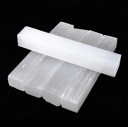 Natural Selenite Crystal Wand