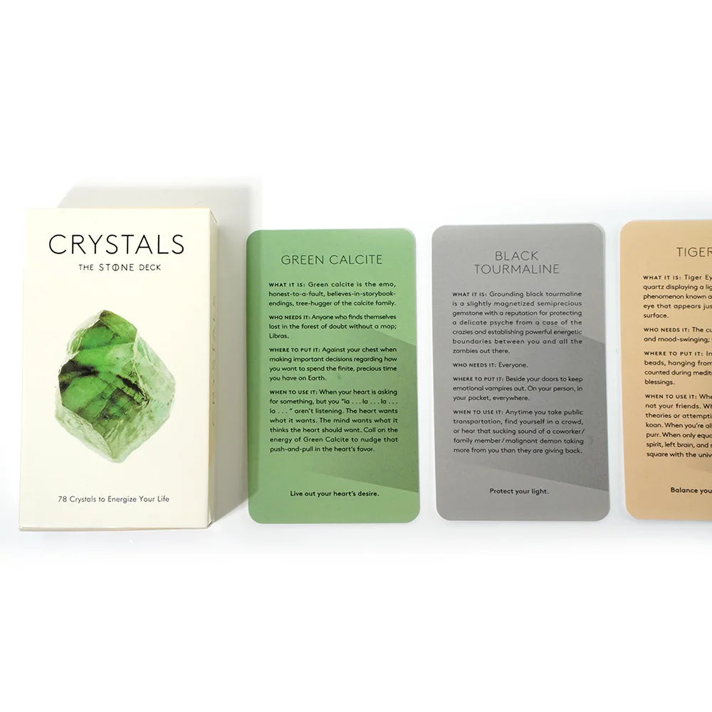 Crystals: The Stone Deck Tarot Cards