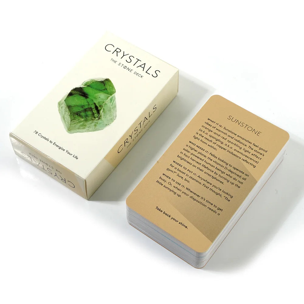 Crystals: The Stone Deck Tarot Cards